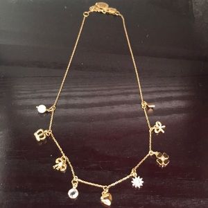 Juicy Couture Gold Charm Necklace